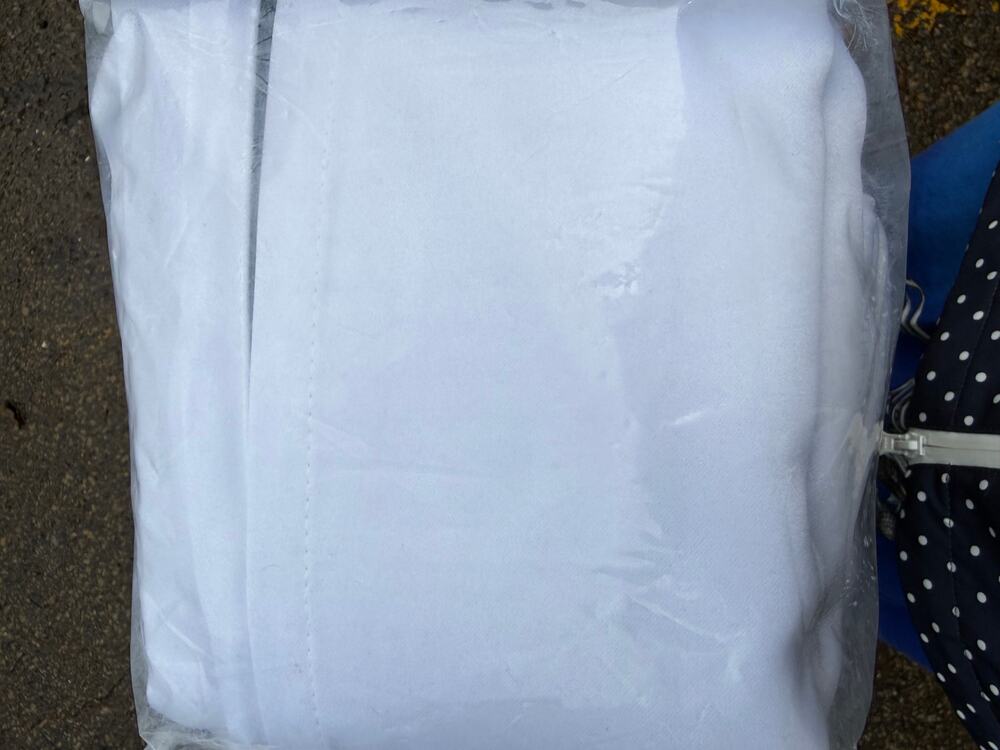 JCPenney Aria White Backtab Curtain Panel Pair 52" x 84" – New